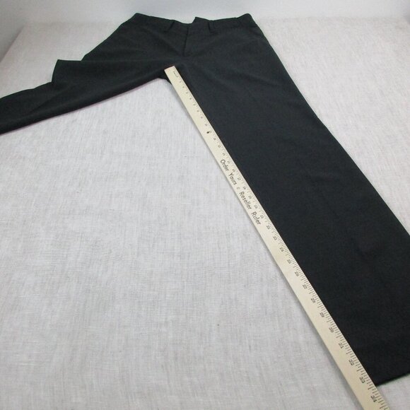 HUGO BOSS Dress Pants Mens 46 Dark Gray Formal Classic Fit Mid-Rise Straight Leg - Picture 7 of 9